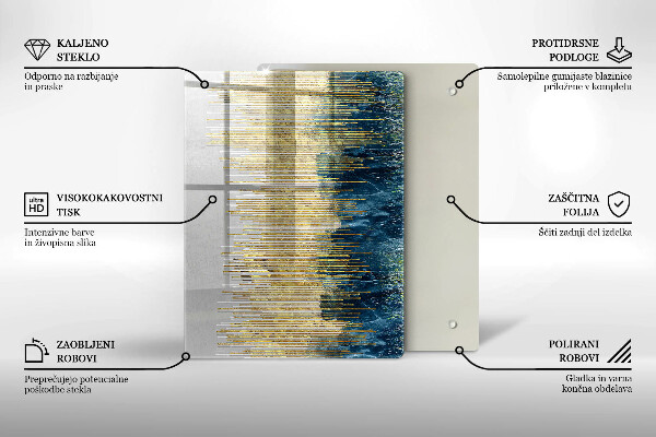 Herd abdeckplatte Designer-Abstraktion