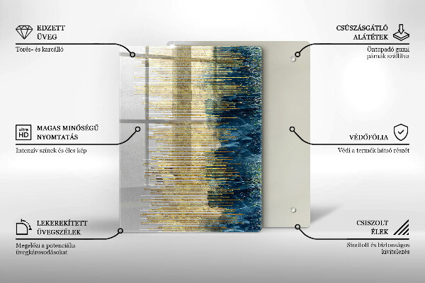 Herd abdeckplatte Designer-Abstraktion