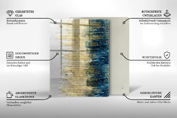 Herd abdeckplatte Designer-Abstraktion