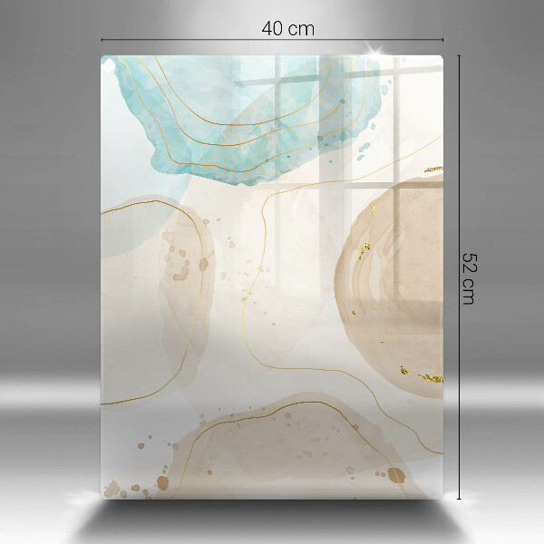 Herd abdeckplatte Boho-Flecken und Gold