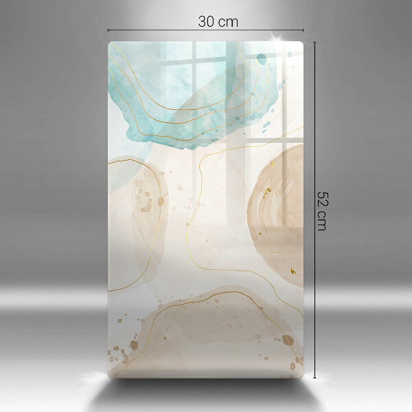 Herd abdeckplatte Boho-Flecken und Gold