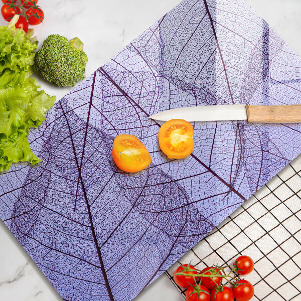 Herd abdeckplatte Blätter mit Adern