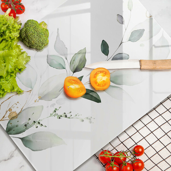 Herd abdeckplatte Aquarellblätter