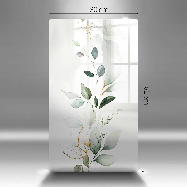 Herd abdeckplatte Aquarellblätter