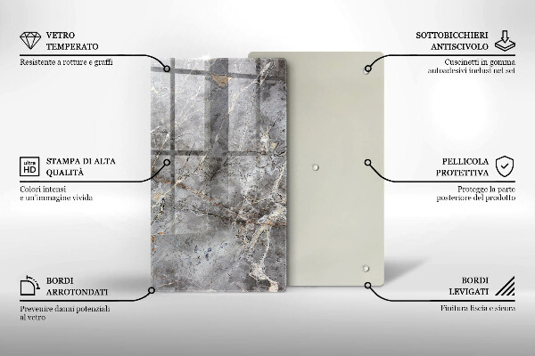 Herd abdeckplatte Steinstruktur