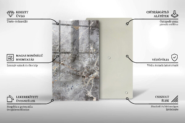 Herd abdeckplatte Steinstruktur