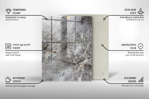 Herd abdeckplatte Steinstruktur