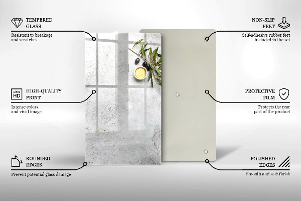 Herd abdeckplatte Oliven auf Beton