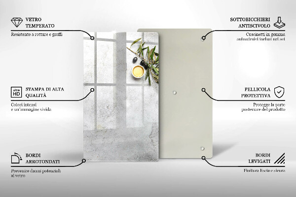 Herd abdeckplatte Oliven auf Beton
