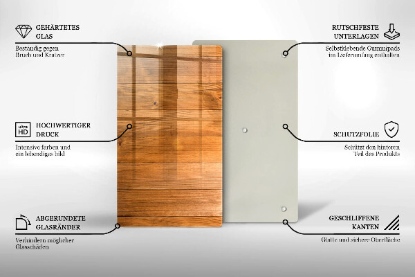 Herd abdeckplatte Holzbretter