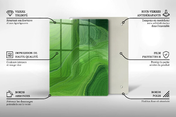 Herd abdeckplatte Abstrakte Textur