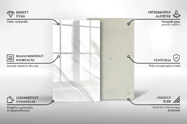 Herd abdeckplatte Zarter Marmor