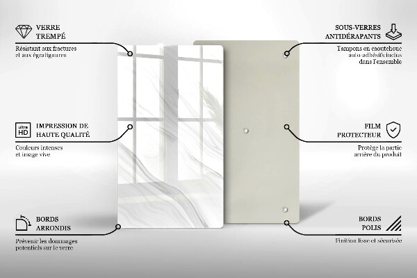 Herd abdeckplatte Zarter Marmor