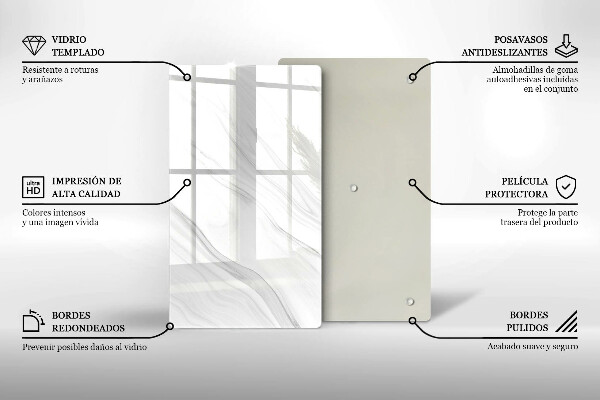 Herd abdeckplatte Zarter Marmor