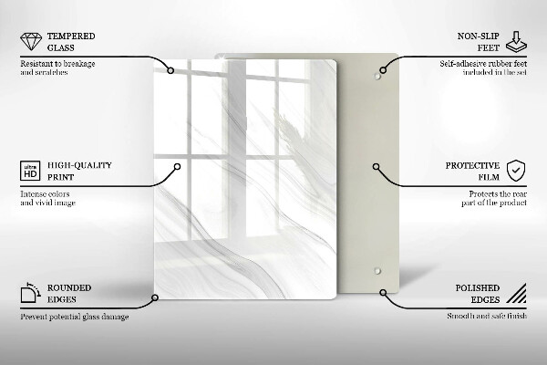 Herd abdeckplatte Zarter Marmor