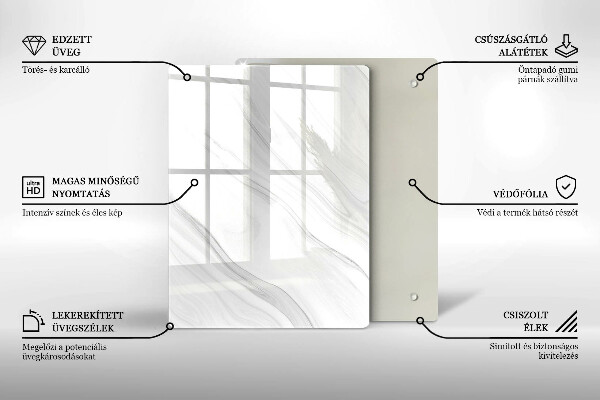 Herd abdeckplatte Zarter Marmor