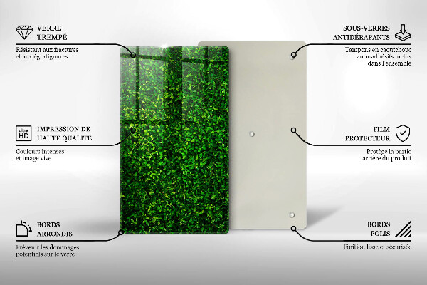 Herd abdeckplatte Pflanze mit kleinen Blättern