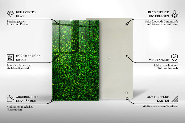Herd abdeckplatte Pflanze mit kleinen Blättern
