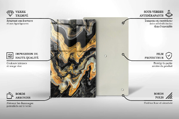 Herd abdeckplatte Abstrakte Struktur