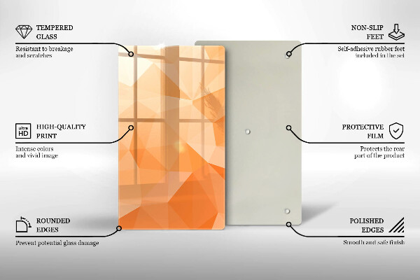 Herd abdeckplatte Geometrischer Hintergrund