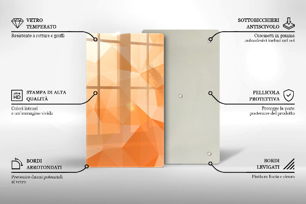 Herd abdeckplatte Geometrischer Hintergrund