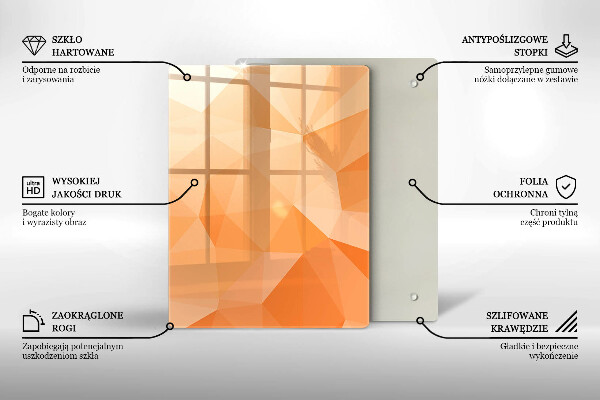 Herd abdeckplatte Geometrischer Hintergrund