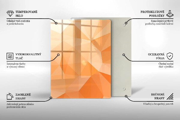 Herd abdeckplatte Geometrischer Hintergrund