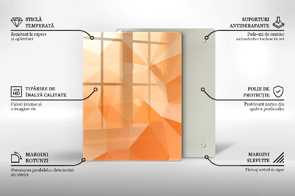 Herd abdeckplatte Geometrischer Hintergrund