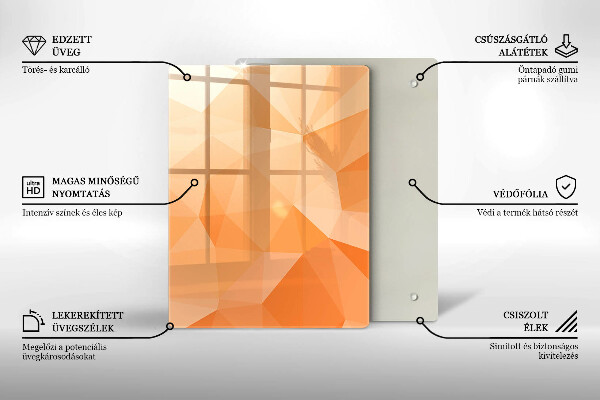 Herd abdeckplatte Geometrischer Hintergrund