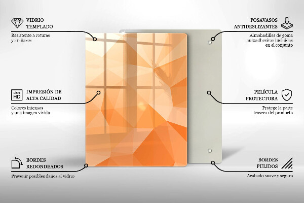 Herd abdeckplatte Geometrischer Hintergrund