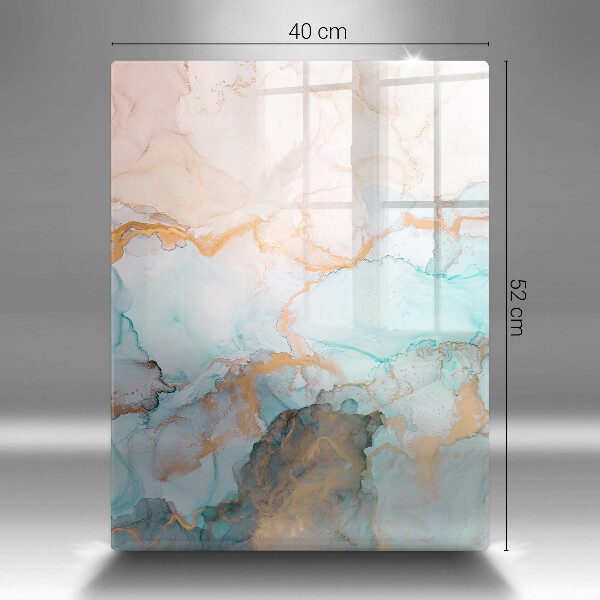 Herd abdeckplatte Marmorabstraktion