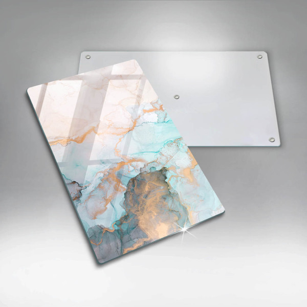 Herd abdeckplatte Marmorabstraktion