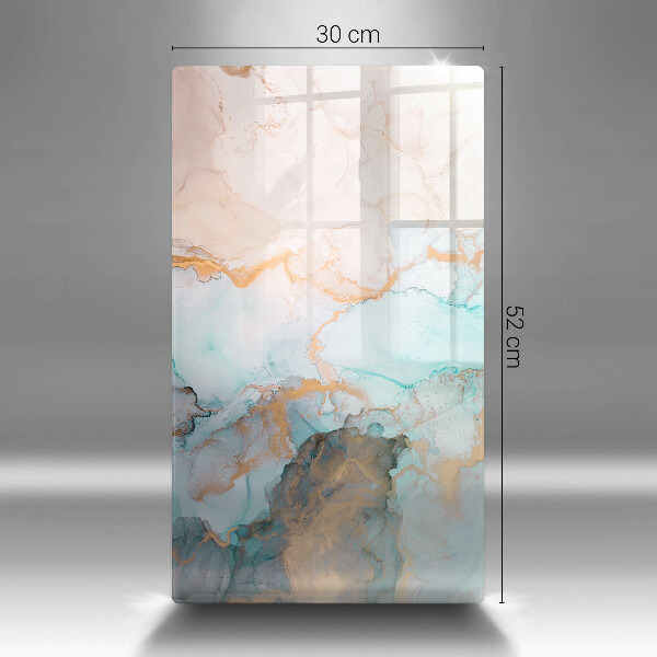 Herd abdeckplatte Marmorabstraktion