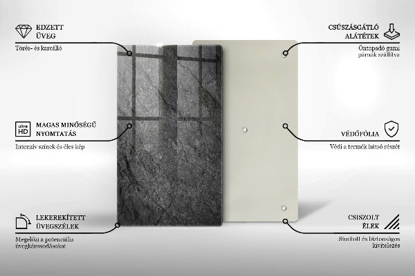Herd abdeckplatte Steinstruktur