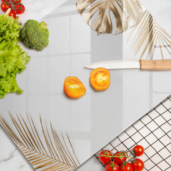 Herd abdeckplatte Goldene Blätter