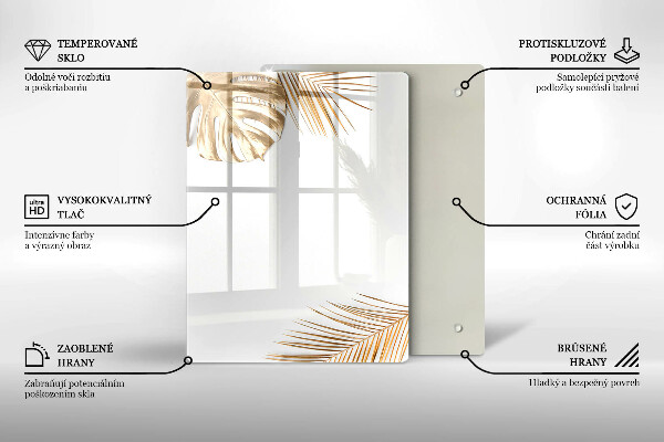 Herd abdeckplatte Goldene Blätter