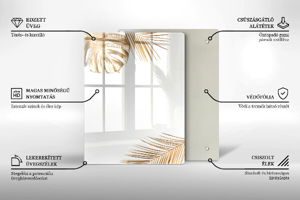 Herd abdeckplatte Goldene Blätter