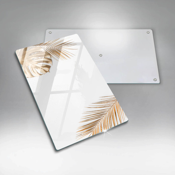 Herd abdeckplatte Goldene Blätter