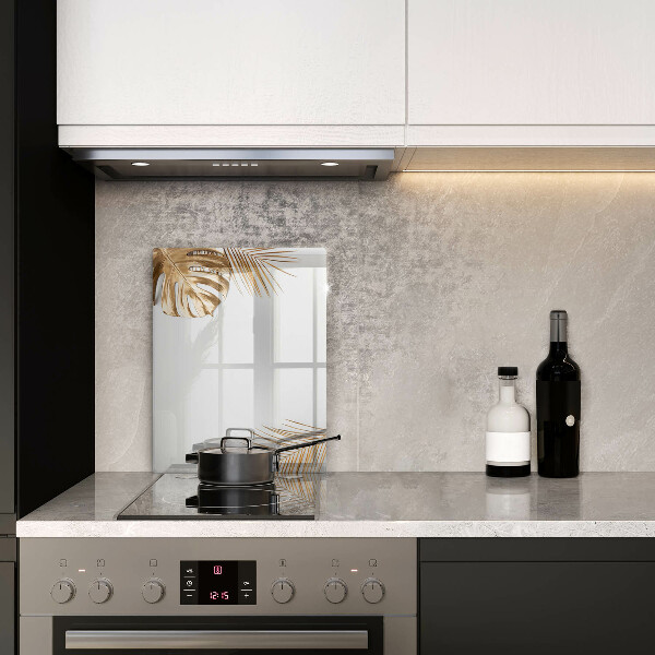 Herd abdeckplatte Goldene Blätter