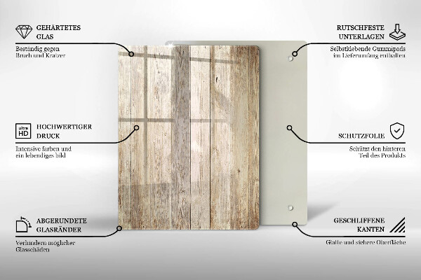Herd abdeckplatte Holzbretter