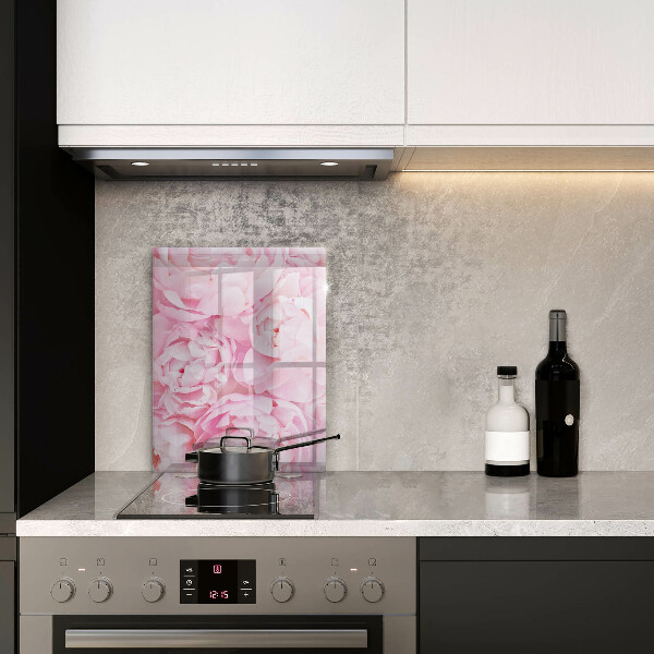 Herd abdeckplatte Zarte Pfingstrosen