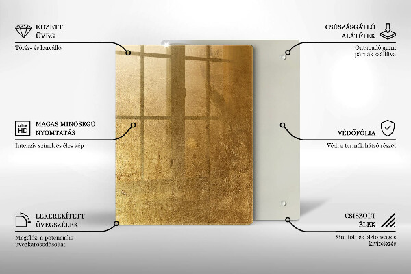 Herd abdeckplatte Goldbeschaffenheitshintergrund