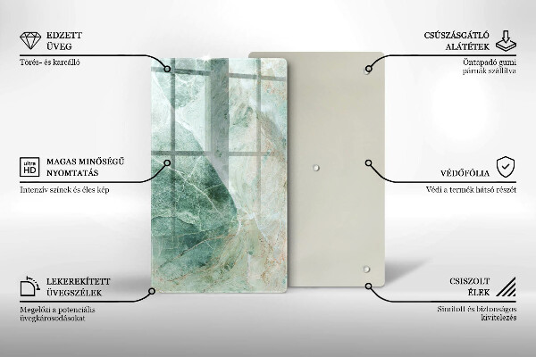 Herd abdeckplatte Steinstruktur