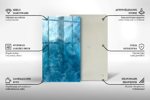 Herd abdeckplatte Blaues Wasser