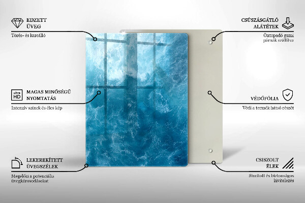 Herd abdeckplatte Blaues Wasser