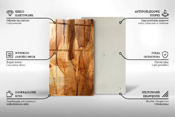 Herd abdeckplatte Holzbrettstruktur