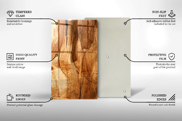 Herd abdeckplatte Holzbrettstruktur
