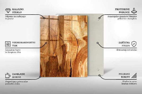 Herd abdeckplatte Holzbrettstruktur