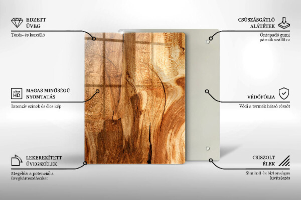 Herd abdeckplatte Holzbrettstruktur