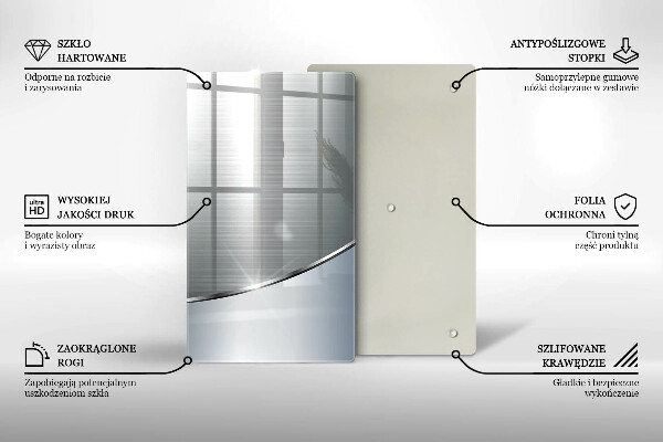 Herd abdeckplatte Abstraktionsmuster aus Metall